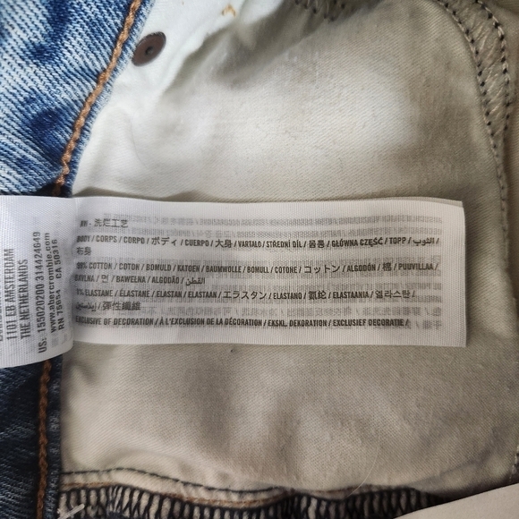 Abercrombie & Fitch The Skinny High Rise Chewed Hem Jeans-Size 2/26 (NWT) - Picture 14 of 14